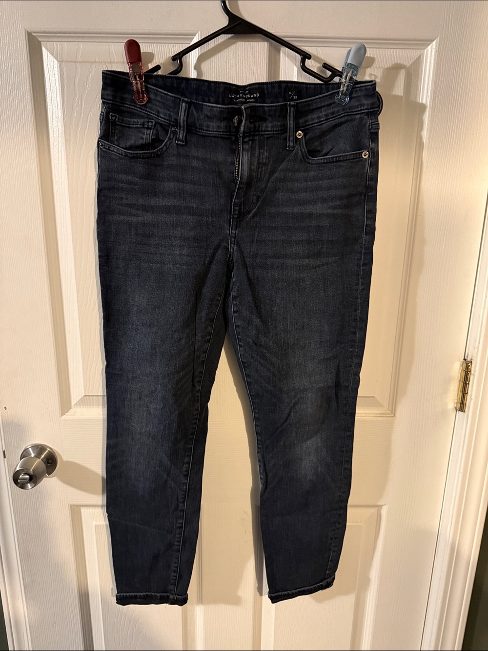 Lucky Brand Dark Indigo High-Rise skinny Jean